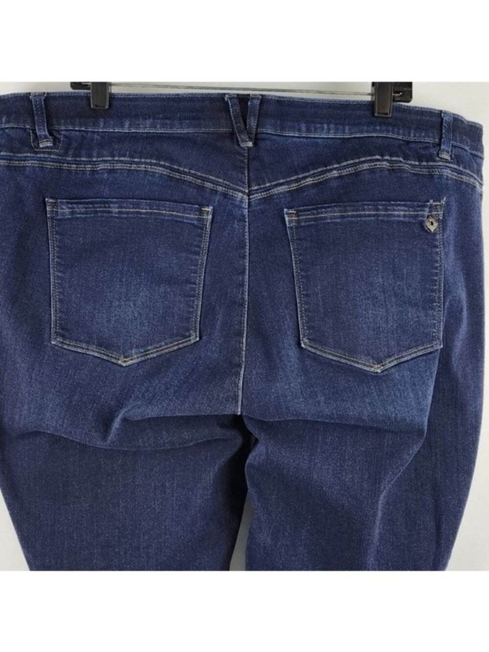 Democracy Womens Ab Solution Ankles Blue Jeans Plus Size 22W (40X26) - Picture 8 of 10